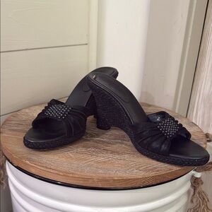 Cole Haan Black Wedge Shoes